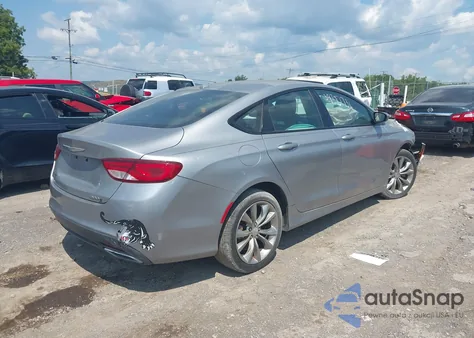 2015 Chrysler 200 S from USA, damaged, VIN 1C3CCCBBXFN590325